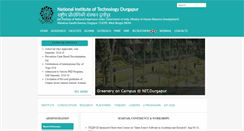 Desktop Screenshot of nitdgp.ac.in